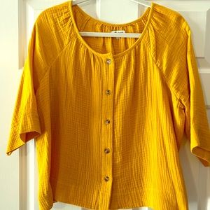 Mustard yellow blouse